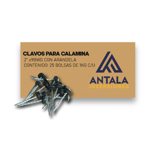 CAJA DE CLAVO CALAMINERO X 25 KG